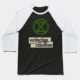 Extinction Rebellion Baseball T-Shirt